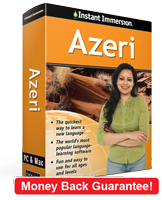 Instant Immersion's Azeri course is the best way to learn Azeri