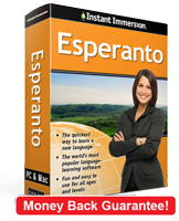 Instant Immersion's Esperanto course is the best way to learn Esperanto