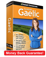 Instant Immersion's Scottish Gaelic course is the best way to learn Scottish