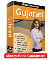 Instant Immersion's Gujarati course is the best way to learn Gujarati