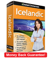Instant Immersion's Icelandic course is the best way to learn Icelandic