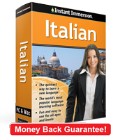 Instant Immersion's Italian course is the best way to learn Italian