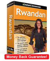 Instant Immersion's Rwandan course is the best way to learn Rwandan