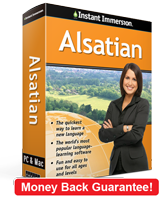 Instant Immersion's Alsatian course is the best way to learn Alsatian