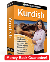 Instant Immersion's Kurdish course is the best way to learn Kurdish