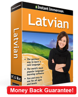 Instant Immersion's Latvian course is the best way to learn Latvian