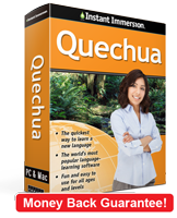 Instant Immersion's Quechua course is the best way to learn Quechua