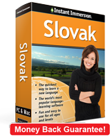 Instant Immersion's Slovak course is the best way to learn Slovak