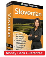 Instant Immersion's Slovenian course is the best way to learn Slovenian